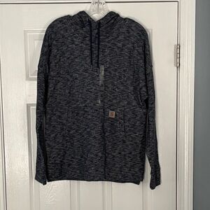 Carhartt Women's Blue Heather Hoodie